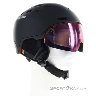 Head Radar 5K MIPS Skihelm mit Visier-Schwarz-XS-S
