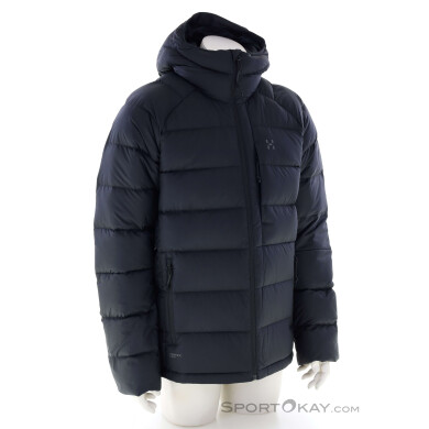 Haglöfs Rosson Down Hood Herren Isolationsjacke-Schwarz-L