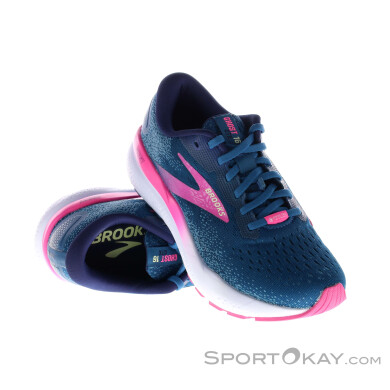Brooks Ghost 16 GTX Damen Laufschuhe Gore-Tex-Dunkel-Blau-7,5