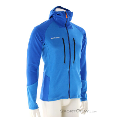 Mammut Eiswand Advanced ML Hooded Herren Sweater-Hell-Blau-XXL