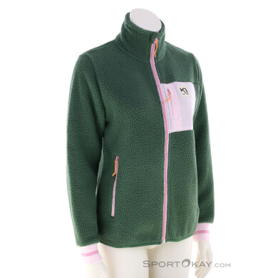 Kari Traa Rothe Midlayer Damen Sweater-Oliv-Dunkelgrün-S