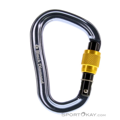 Black Diamond VaporLock Screwgate Karabiner-Gelb-One Size