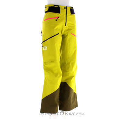 Ortovox 3L Deep Shell Damen Skihose-Gelb-XS