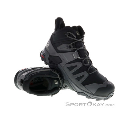 Salomon X Ultra 4 Mid GTX Herren Wanderschuhe Gore-Tex-Schwarz-10