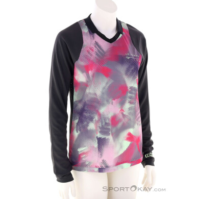 ION Jersey Scrub 10 Years LS Damen Bikeshirt-Pink-Rosa-M