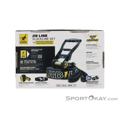 Gibbon Jibline Treewear 15m Slacklineset-Schwarz-15