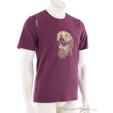 Chillaz Explorer Herren T-Shirt-Lila-L