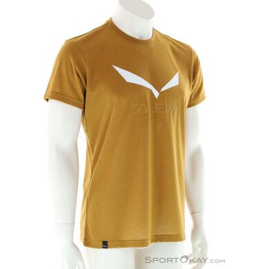 Salewa Solidlogo Dri-Release Herren T-Shirt-Braun-XXL
