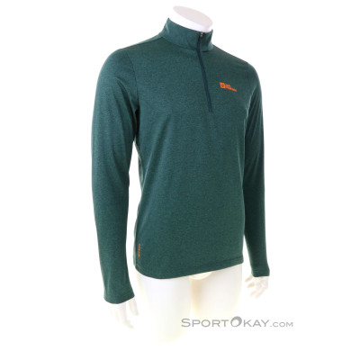 Jack Wolfskin Sky Thermal HZ Herren Funktionsshirt-Oliv-Dunkelgrün-S