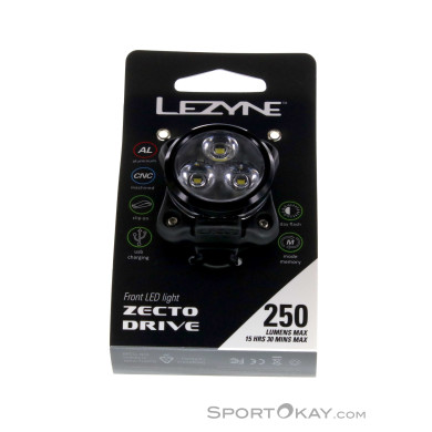 Lezyne Zecto Drive Fahrradlicht vorne-Schwarz-One Size