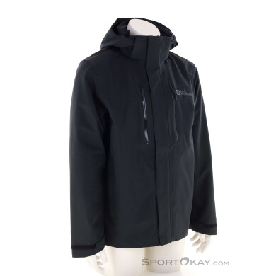 Jack Wolfskin Jasper 2L Herren Regenjacke-Schwarz-S