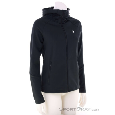 Peak Performance Rider Essentials Zip Hood Damen Sweater-Schwarz-M