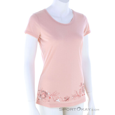 Vaude Skomer Print II Damen T-Shirt-Pink-Rosa-36