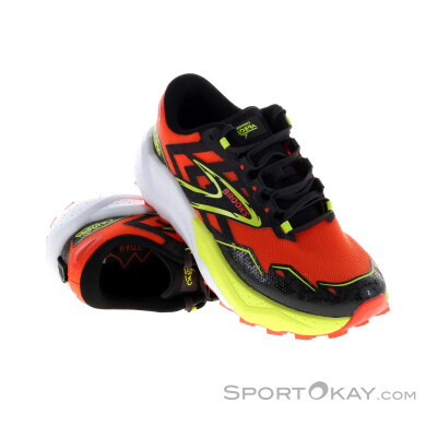 Brooks Caldera 7 Herren Traillaufschuhe-Rot-8