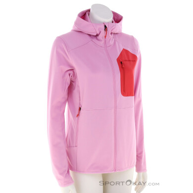 Peak Performance Utility Light Zip Hood Damen Sweater-Pink-Rosa-M