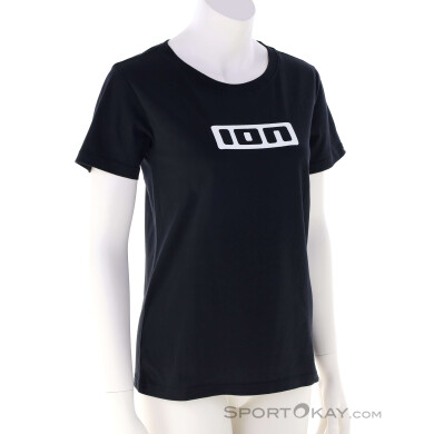 ION Logo S/S Damen Bikeshirt-Schwarz-XS