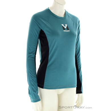 Millet Trilogy Wool TS Damen Shirt-Blau-M