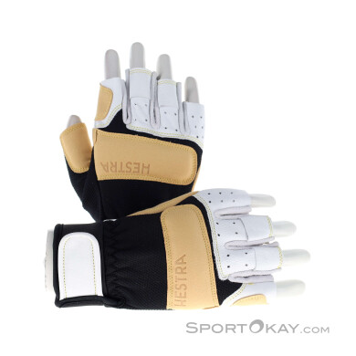 Hestra Climbers Short Handschuhe-Weiss-9