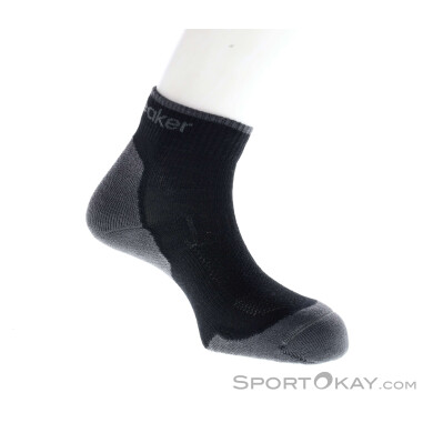 Icebreaker Hike+Light Mini Herren Wandersocken-Schwarz-M