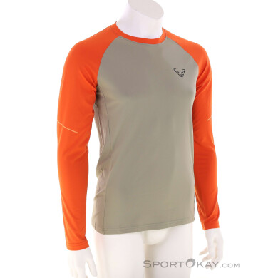 Dynafit Alpine Pro LS Herren Funktionsshirt-Orange-M