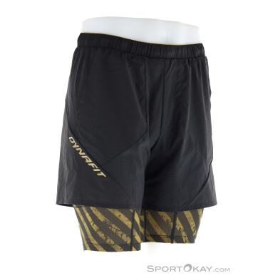 Dynafit Trail 2in1 Shorts Herren Laufhose-Schwarz-L
