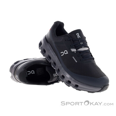 On Cloudvista 2 Waterproof Herren Traillaufschuhe-Schwarz-10