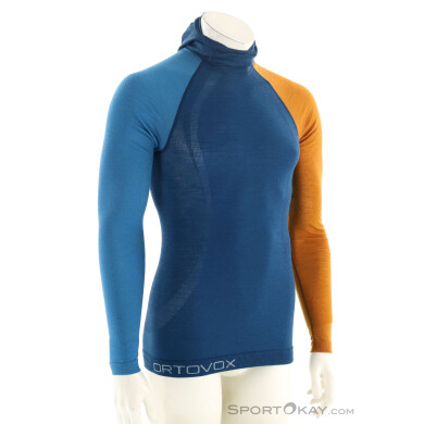 Ortovox 120 Comp Light Hoody Herren Funktionsshirt-Blau-S