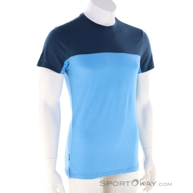Icebreaker 125 Cool-Lite Merino Blend Sphere III Herren T-Shirt-Dunkel-Blau-XL