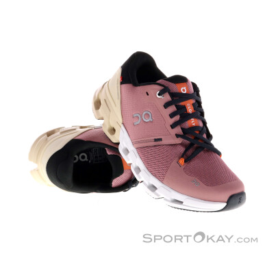 On Cloudflyer 4 Damen Laufschuhe-Pink-Rosa-6