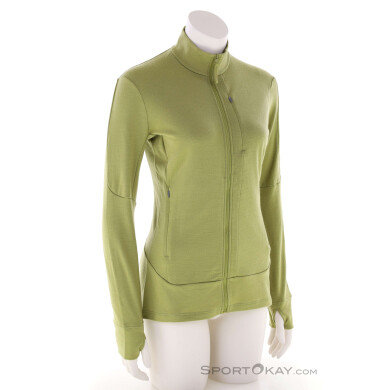 Icebreaker Merino 260 Quantum Zip Damen Sweater-Hell-Grün-M