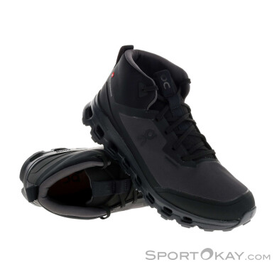 On Cloudroam Waterproof Herren Wanderschuhe-Schwarz-10