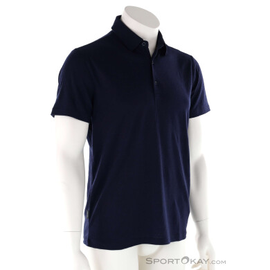 Icebreaker Merino 150 Tech Lite Polo Herren T-Shirt-Dunkel-Blau-S