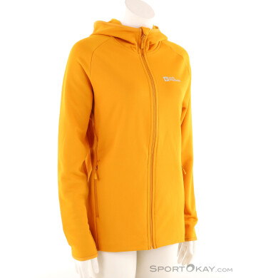 Jack Wolfskin Baiselberg Hooded FZ Damen Fleecejacke-Orange-L