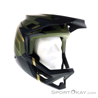 O'Neal Transition V23 Fullface Helm-Oliv-Dunkelgrün-M