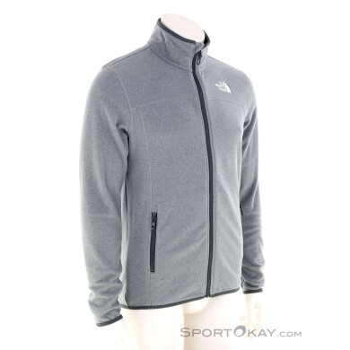 The North Face 100 Glacier FZ Herren Sweater-Grau-L