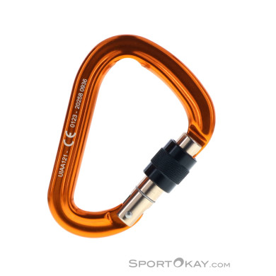 Grivel Delta K5N Schraubkarabiner-Orange-One Size