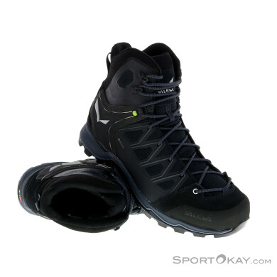 Salewa MTN Trainer Lite Mid GTX Herren Bergschuhe Gore-Tex-Schwarz-11