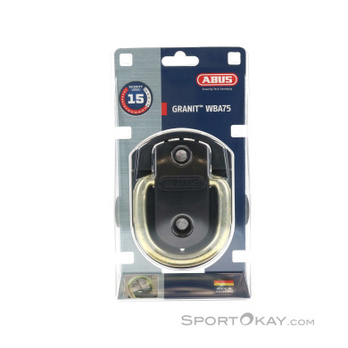 Abus Granit WBA 75 Wand-Bodenanker-Schwarz-One Size