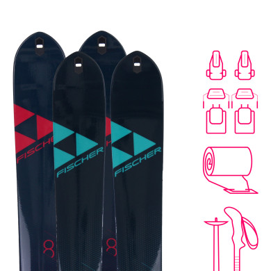SKITOUREN FISCHER X-TREME 82mm AKTION bis -50% > 3er SET ab 519€  >  4er SET ab 544€