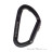 Edelrid Pure Slider Schnappkarabiner-Schwarz-One Size