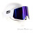 100% Snowcraft XL Hiper Skibrille-Lila-One Size