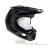 Fox Rampage Kinder Fullface Helm-Schwarz-L