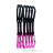Black Diamond HotForge Hybrid Quickpack 12cm 6er Expressschlingen-Set-Pink-Rosa-12