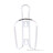 Bontrager Hallow 6mm Flaschenhalter-Weiss-One Size
