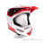 100% Status Kinder Fullface Helm-Rot-M