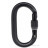 Black Diamond Oval Keylock Screwgate Schraubkarabiner-Schwarz-One Size
