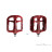 Chromag Scarab Flat Pedale-Rot-One Size