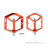 Spank Oozy Reboot Flat Pedale-Orange-One Size