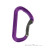 DMM Shadow Bent Gate Schnappkarabiner-Lila-One Size