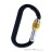 Austrialpin Ovalo GI Screwlock Karabiner-Schwarz-One Size